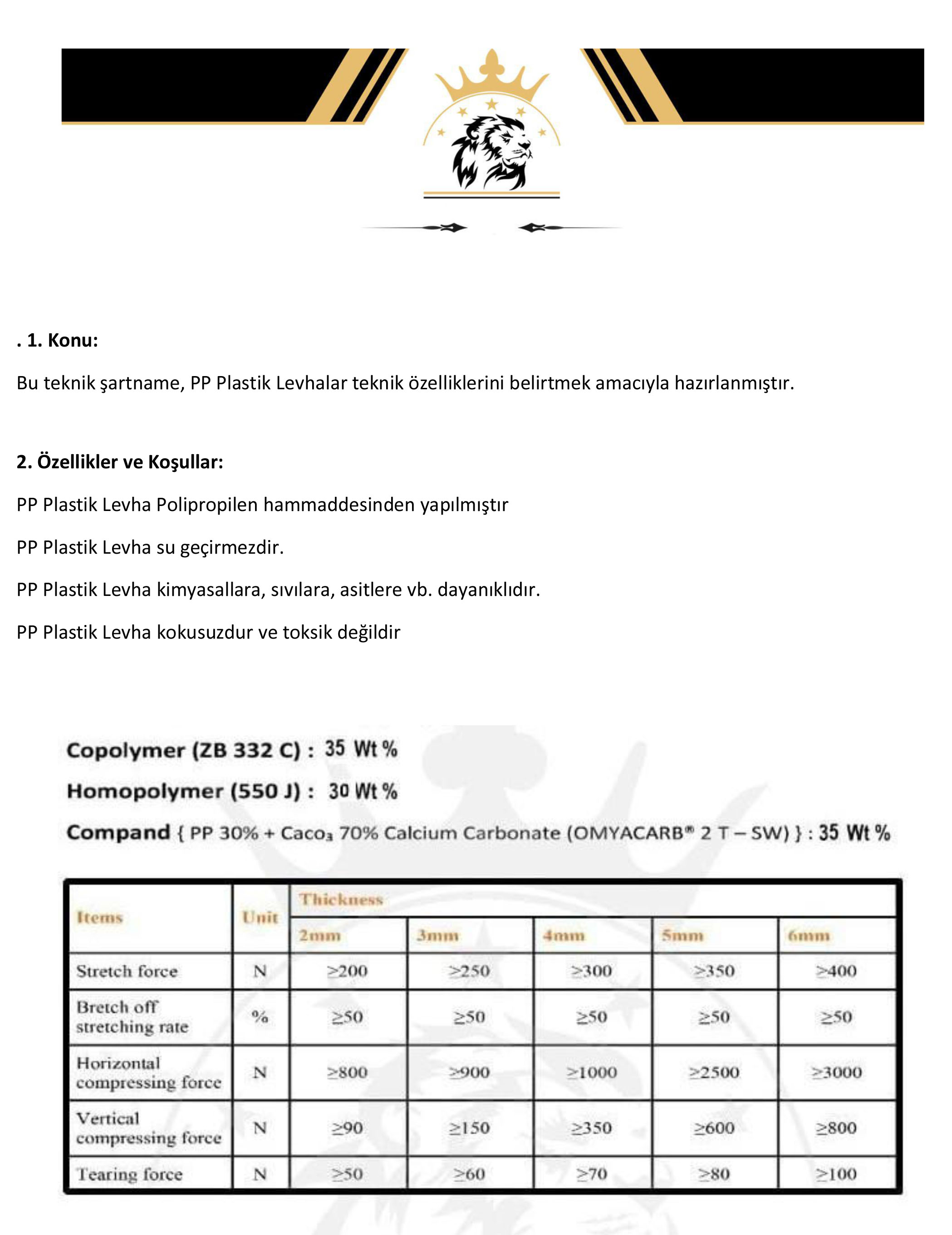 Technical Specifications